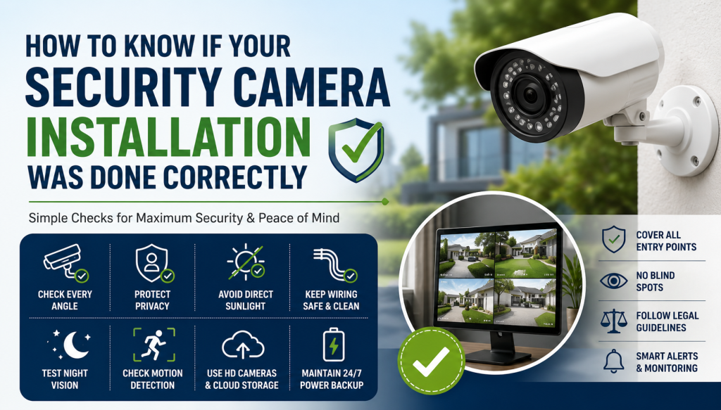 how to fix security camera